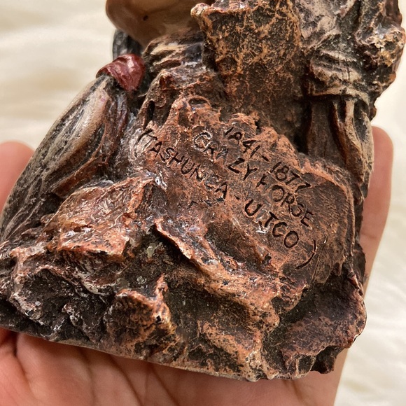 CRAZY HORSE Bust 1841 - 1877, Chief, Indian, Native American,(Tashunca - Uitco) - Picture 5 of 17